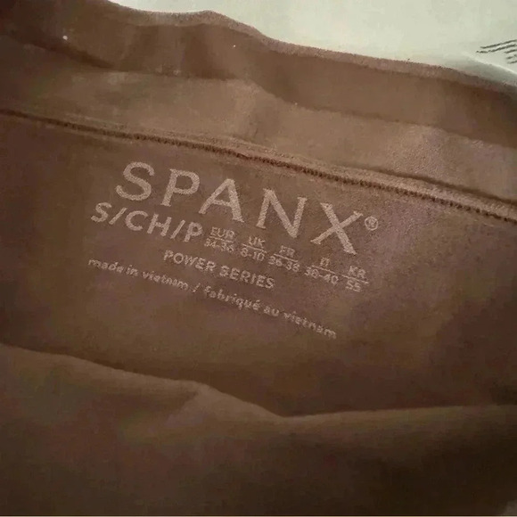NWT SPANX HIGHER POWER SHORT S cafe au lait - Picture 8 of 8
